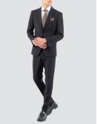 Vittorio Artist Man Suit  Black