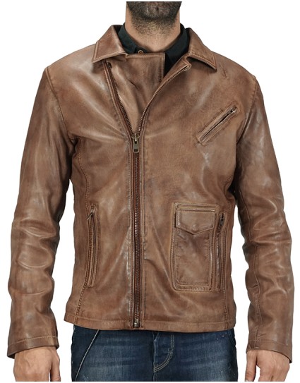 Network Man Leather Jacket "SERGIO"