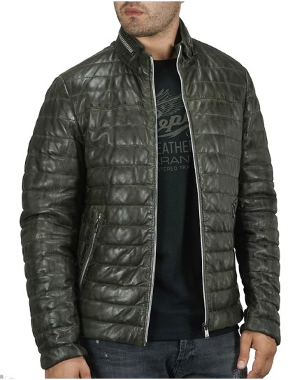 Milestone Man Leather Jacket 
