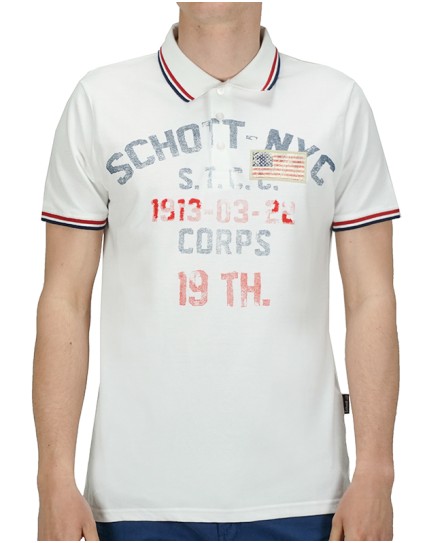 Schott - n.y.c Man Polo T-shirt 
