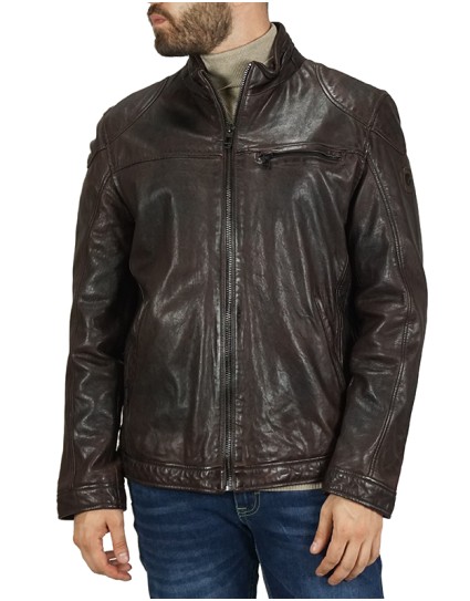 Milestone Man Leather Jacket "SCOTT"