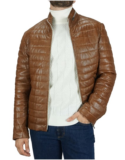 Milestone Man Leather Jacket "TERENO"