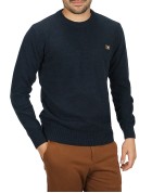 Machete Man Sweater Navy