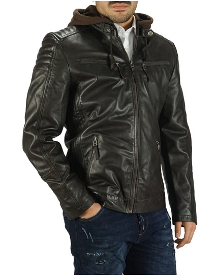 Bersaglio Man Leather Jacket "JOHNNY"