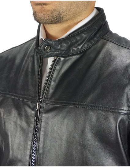 Arma Man Leather Jacket "MONEY"