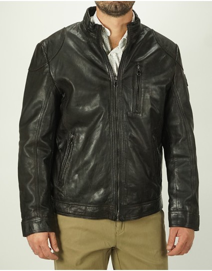 Milestone Man Leather Jacket "PEPINO"