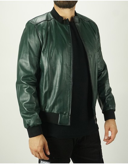 Massimo Veneziani Man Leather Jacket "BOSS"