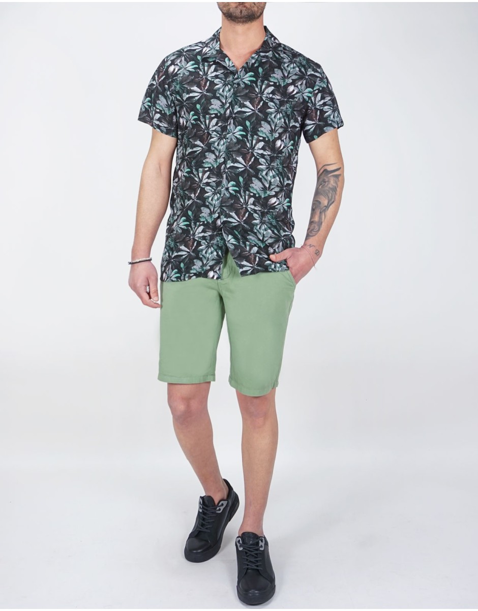 VERSACE 19.69 ABBIGLIAMENTO SPORTIVO Ανδρικό Πουκάμισο  "VIOLA"