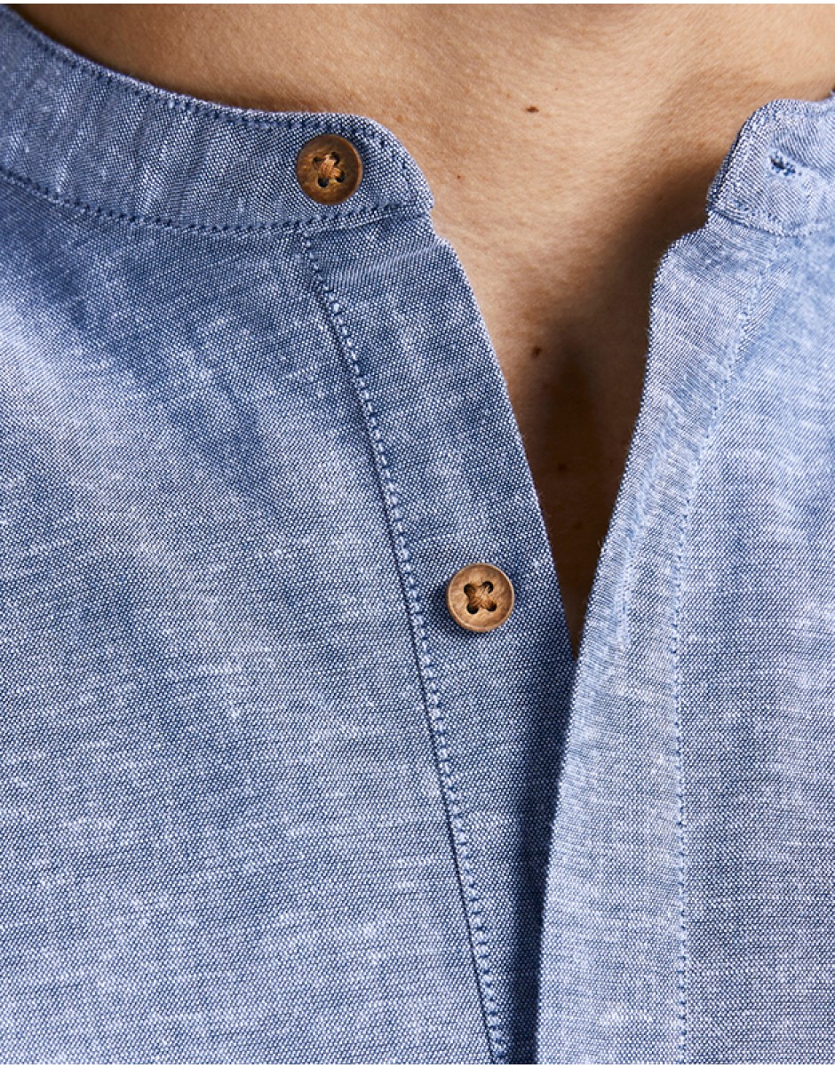 Jack & Jones Ανδρικό Πουκάμισο  "HALF PLACKET"