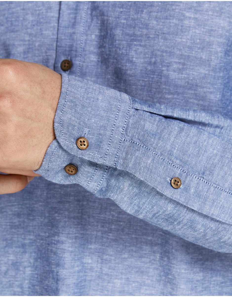 Jack & Jones Ανδρικό Πουκάμισο  "HALF PLACKET"