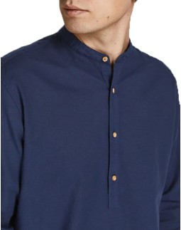 Jack & Jones Ανδρικό Πουκάμισο  "HALF PLACKET"