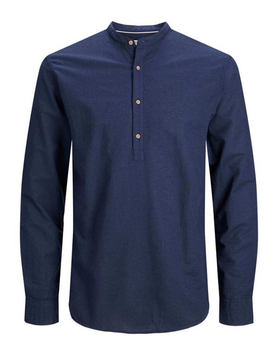 Jack & Jones Ανδρικό Πουκάμισο  "HALF PLACKET"