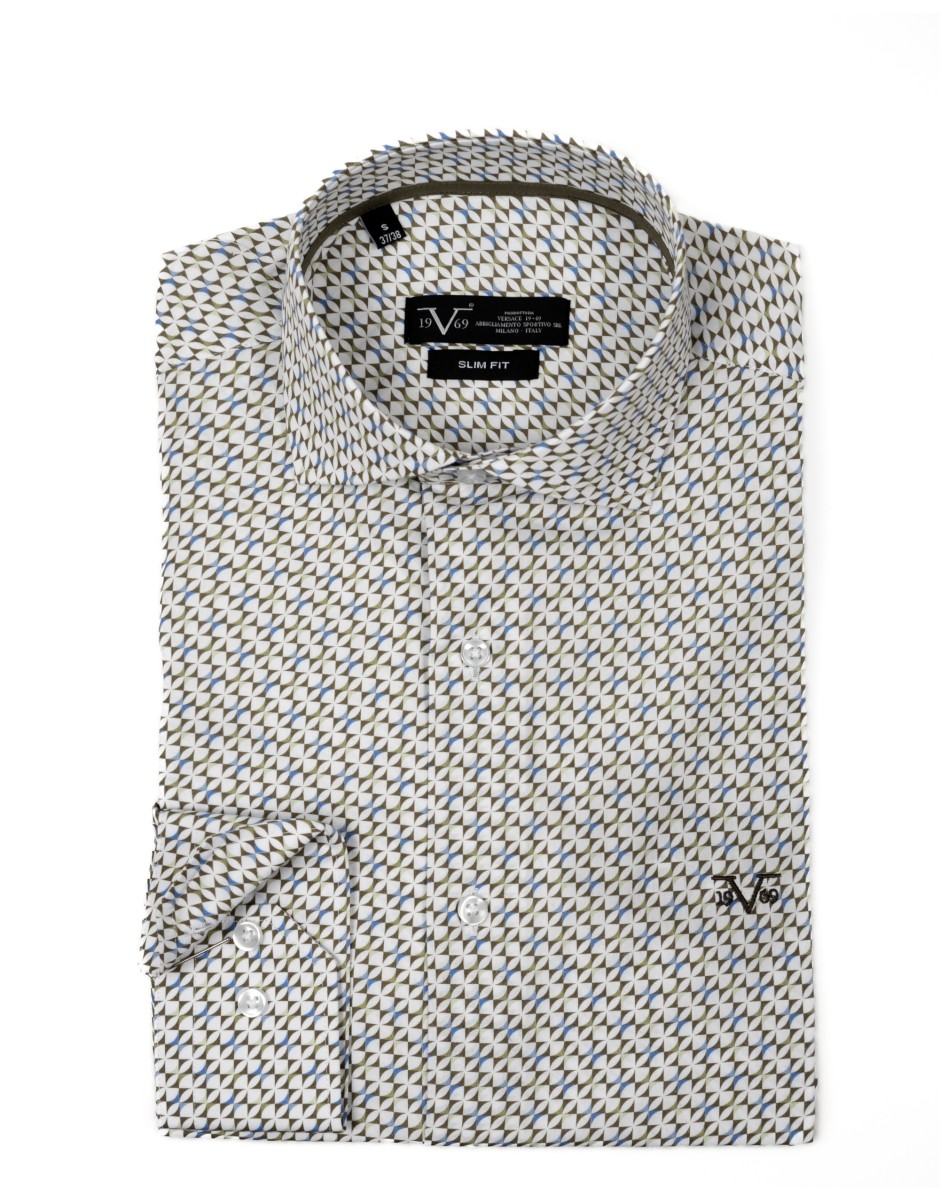 Versace 19.69 Abbigliamento Sportivo Ανδρικό Πουκάμισο 