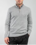 Vittorio Artist Ανδρική Πλεκτή Μπλούζα  Ανοιχτό Γκρι