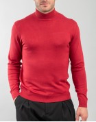 Vittorio Artist Ανδρική Πλεκτή Μπλούζα  Κόκκινο