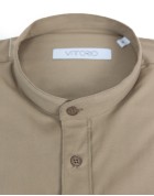 Vittorio Artist Man Shirt  Camel