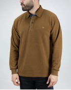 Everbest Ανδρική Μπλούζα Polo  Καμηλό