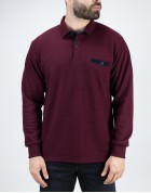 Everbest Ανδρική Μπλούζα Polo  Μπορντώ