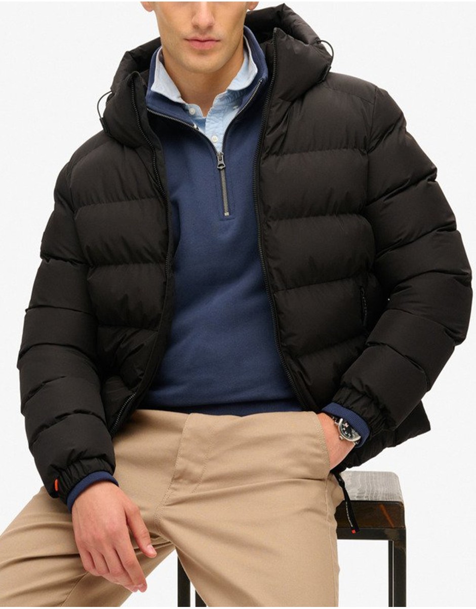 Superdry Man Jacket "HOODED SPORTS PUFFER"