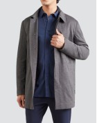 Indicode Man Coat  Dark Grey