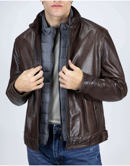 Milestone Man Leather Jacket 