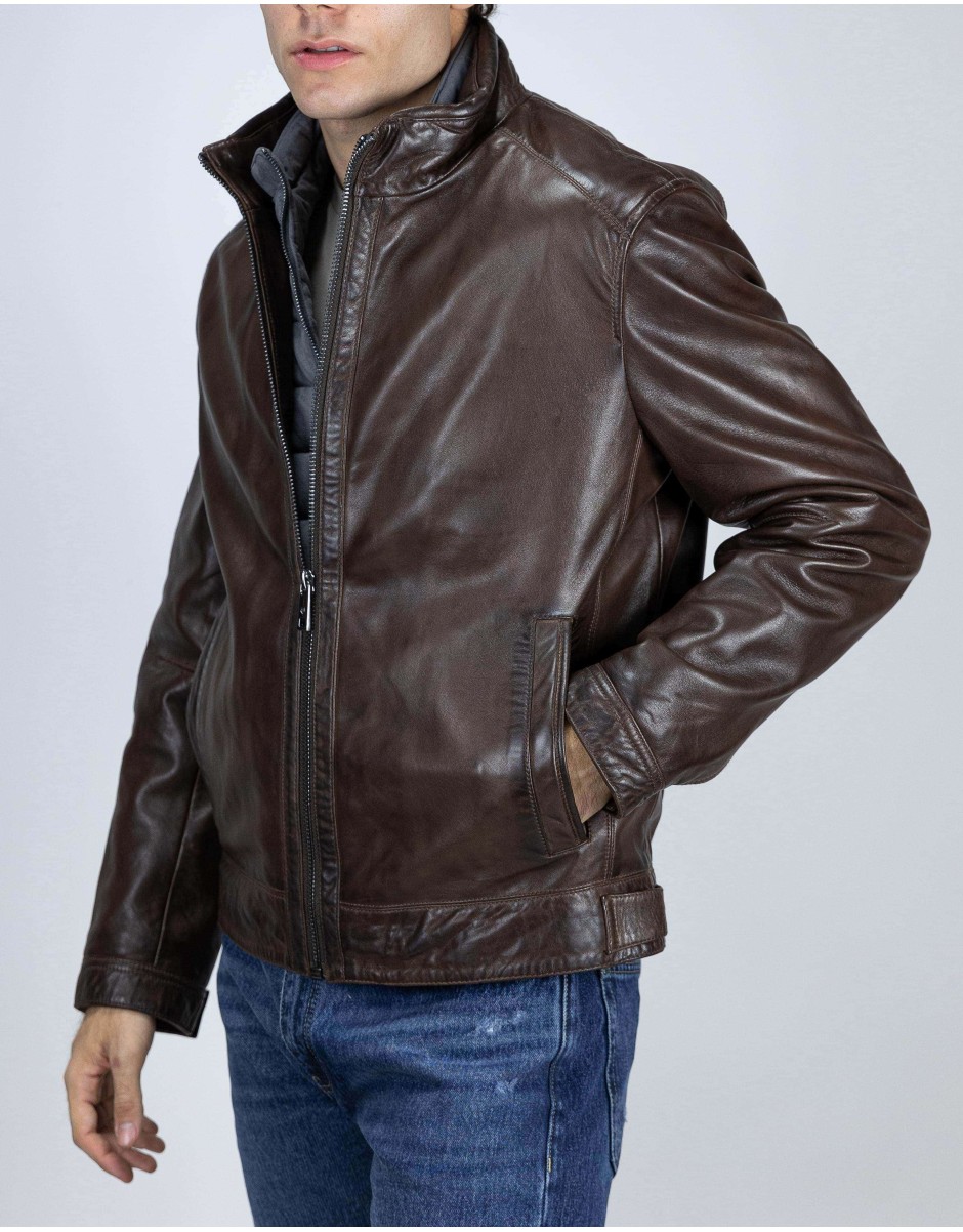 Milestone Ανδρικό Δερμάτινο 