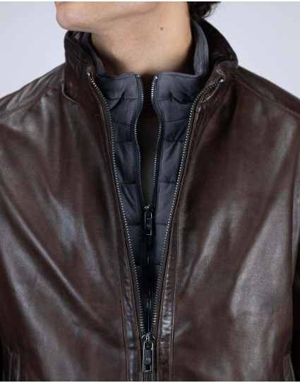 Milestone Man Leather Jacket 