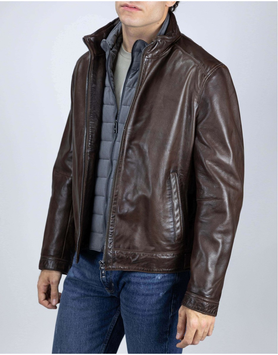 Milestone Ανδρικό Δερμάτινο 