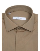 Vittorio Artist Man Shirt  Fango
