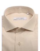 Vittorio Artist Ανδρικό Πουκάμισο  Μπεζ