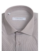 Vittorio Artist Man Shirt  Brown