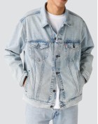 Levi's Ανδρικό Μπουφάν  Ανοιχτό Denim