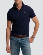 Superdry Ανδρική Μπλούζα Polo  Σκούρο Μπλε