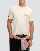 Superdry Ανδρική Μπλούζα  Εκρού