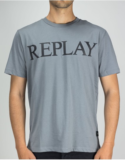 Replay Man T-shirt "LETTERING"