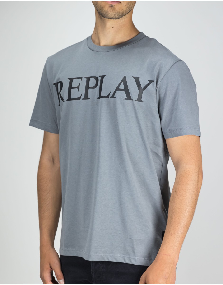 Replay Man T-shirt "LETTERING"