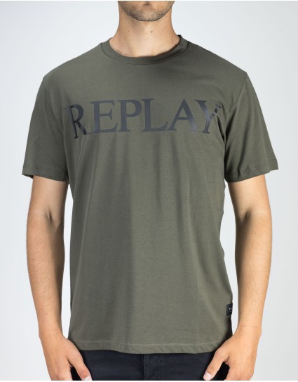 Replay Man T-shirt "LETTERING"
