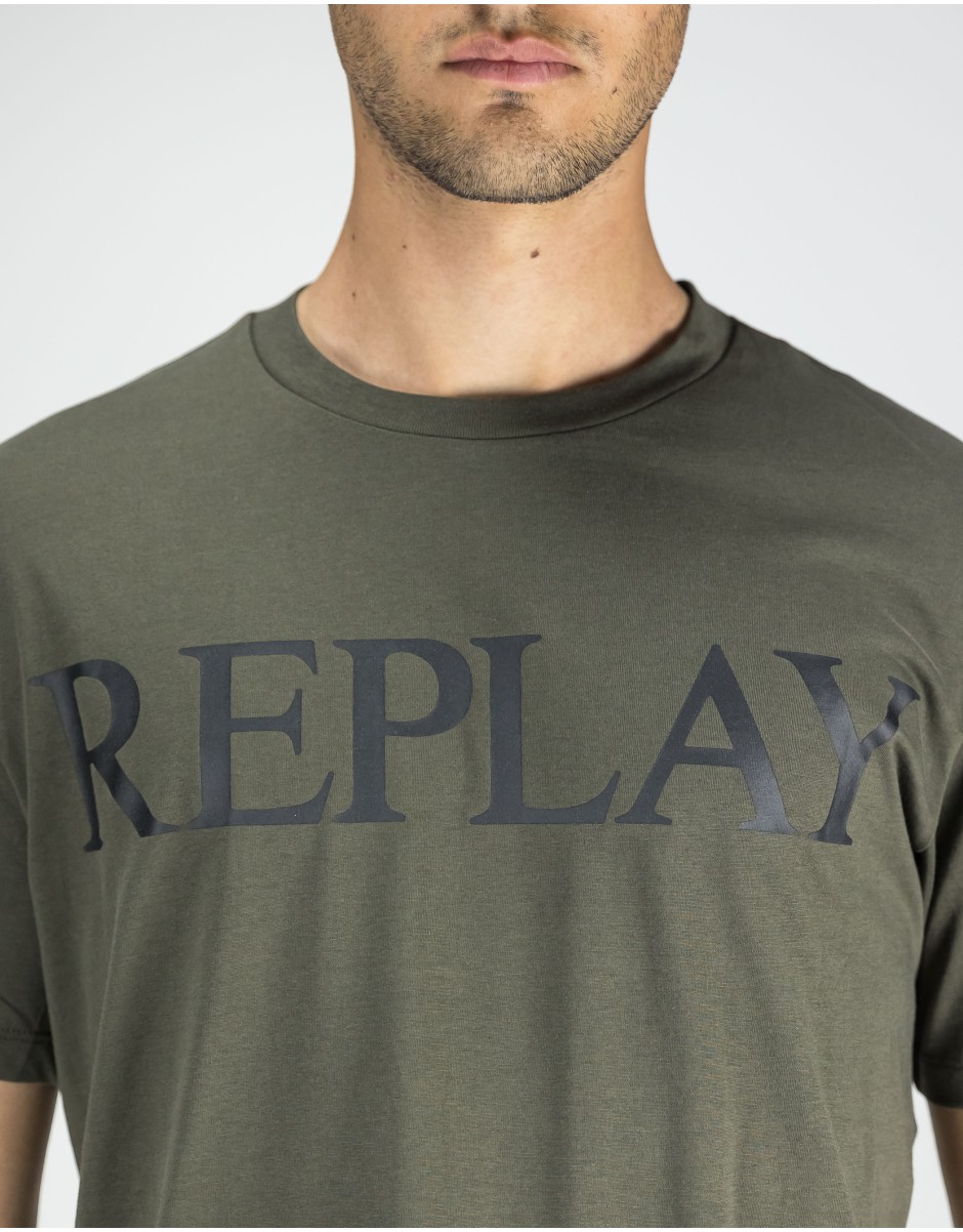 Replay Man T-shirt "LETTERING"