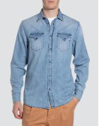 Replay Man Shirt  Denim