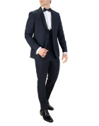 Guy Laroche Ανδρικό Κουστούμι  Σκούρο Μπλε