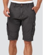 Indicode Man Shorts "MONROE" Dark Grey