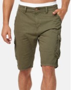 Indicode Man Shorts "MONROE" Olive Green