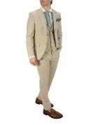 Boston Ανδρικό Κουστούμι  Μπεζ