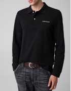 Guess Ανδρική Μπλούζα Polo  Μαύρο