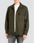 Replay Man Shirt  Olive Green