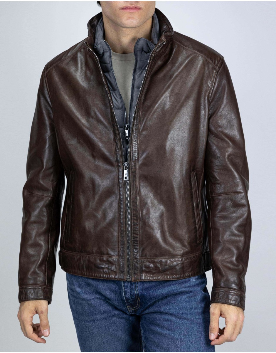 Milestone Man Leather Jacket 