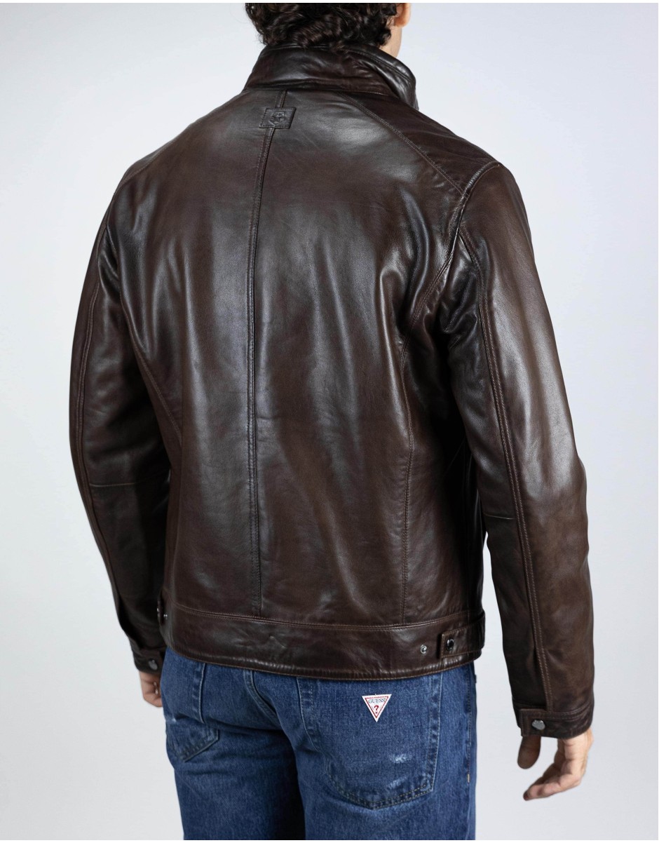 Milestone Man Leather Jacket 