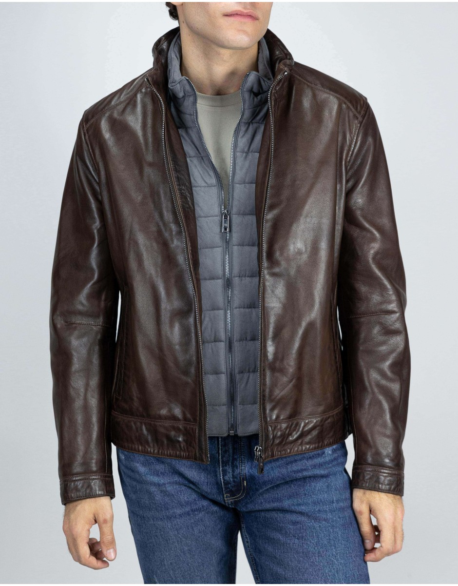 Milestone Man Leather Jacket 